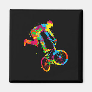 Bmx Bike Stunt Rider Boys Children Magnet