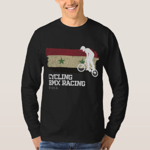BMX Bike Syria Flag Biking Cycling Racing BMX T-Shirt