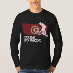 BMX Bike Tunisia Flag Biking Cycling Racing BMX T-Shirt