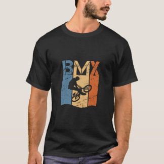 Bmx Bike Vintage For Motocross Sport Biking Fan T-Shirt