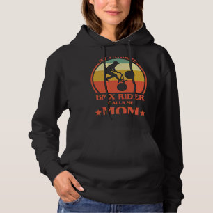 BMX Bike Womens My Favourite BMX Rider Calls Me Mu Hoodie
