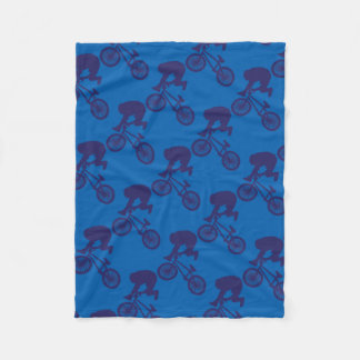 BMX-Biker Fleece Blanket