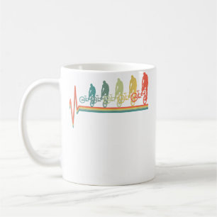Bmx Biker Heartbeat Coffee Mug