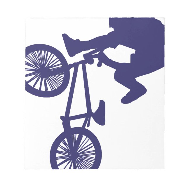 BMX Biker Notepad (Front)