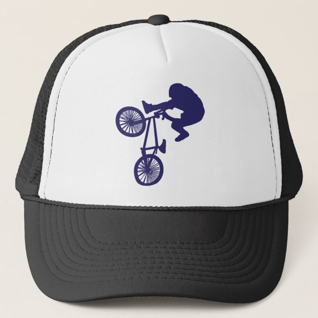 BMX Biker Trucker Hat (Front)