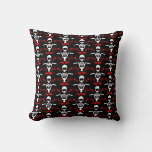 Bmx Bikers Freestyle Cushion