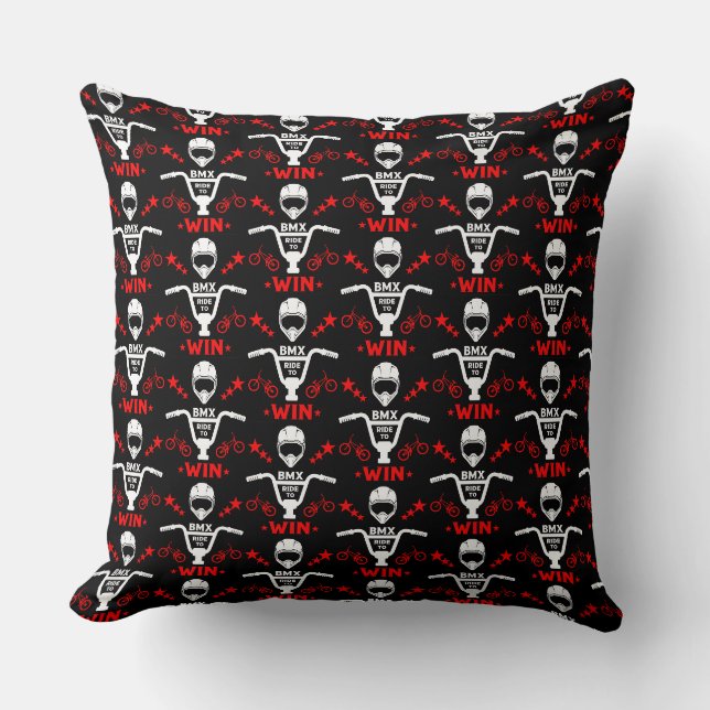 Bmx Bikers Freestyle Cushion (Front)