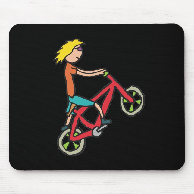 BMX Biking Mouse Pad (Front)
