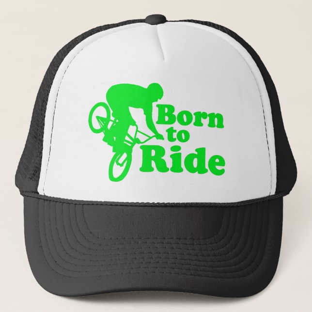 BMX Born To Ride Trucker Hat (Front)