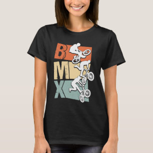 BMX colour bicycle fans bike biker BMX bicyclist v T-Shirt