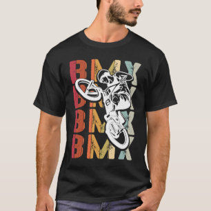 BMX colour bike fans bike MTB biker retro BMX 7 T-Shirt
