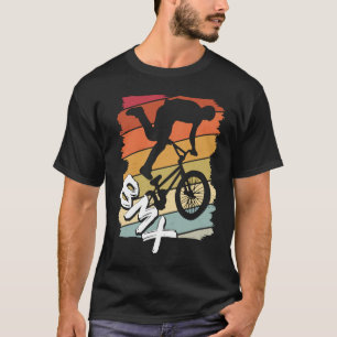 BMX colour bike fans bike MTB biker retro BMX 8 T-Shirt