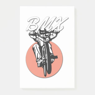 BMX Cool Biker Retro Style Post-it Notes