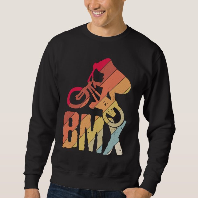 BMX cycling bike  retro bike MTB BMX  4 Sweatshirt (Front)