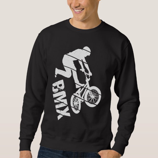 BMX cycling bike  retro bike MTB BMX  8 Sweatshirt (Front)