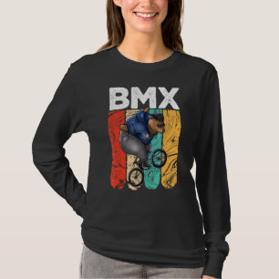 Bmx Extreme Sports Vintage Bear Bmx Rider Bicycle T-Shirt