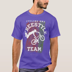 BMX Freestyle Bike Belarus Flag Biking Cycling BMX T-Shirt