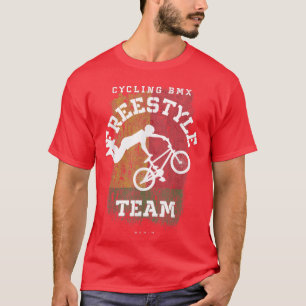 BMX Freestyle Bike Benin Flag Biking Cycling BMX  T-Shirt