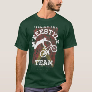 BMX Freestyle Bike East Timor Flag Biking Cycling T-Shirt