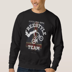 BMX Freestyle Bike Iceland Flag Biking Cycling BMX Sweatshirt
