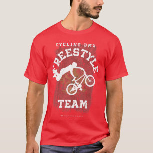 BMX Freestyle Bike Montenegro Flag Biking Cycling T-Shirt