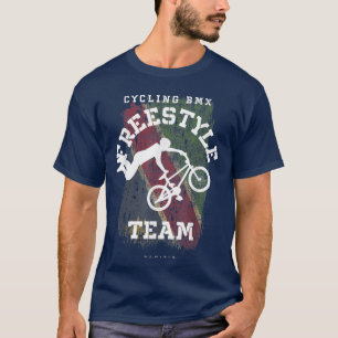 BMX Freestyle Bike Namibia Flag Biking Cycling BMX T-Shirt