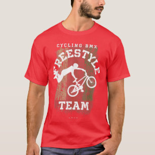 BMX Freestyle Bike Oman Flag Biking Cycling BMX T-Shirt