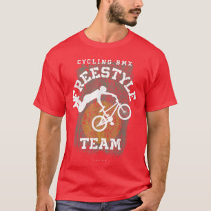 BMX Freestyle Bike Palau Flag Biking Cycling BMX  T-Shirt