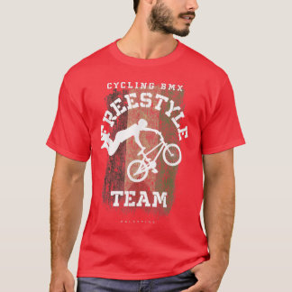 BMX Freestyle Bike Palestine Flag Biking Cycling B T-Shirt