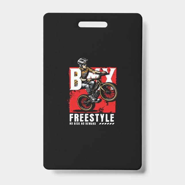 Bmx Freestyle ID Badge (Front)