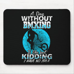 Bmx Freestyle Racing Love Bicycle Mountain Biking Mouse Pad