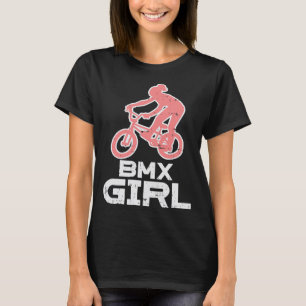 BMX Girl Cute Bicycle Bike Racing Cycling Biker Wo T-Shirt