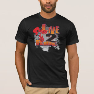 BMX Live to Ride Ride to Live T-Shirt