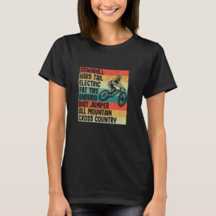 BMX Mountain Bike Biking Enthusiast Biker Bicycle T-Shirt
