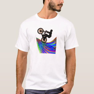 BMX on Rainbow Road T-Shirt