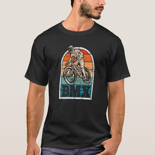 BMX Pedal Mountainbike Triathlon Downhill cycle Ri T-Shirt (Front)