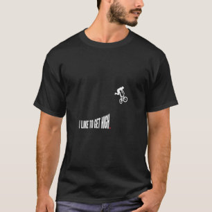 BMX Racing Cyclocross Race Cycling Cool Bike Girl T-Shirt
