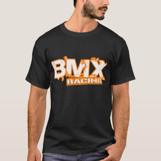 BMX RACING ORANGE WHITE T-Shirt