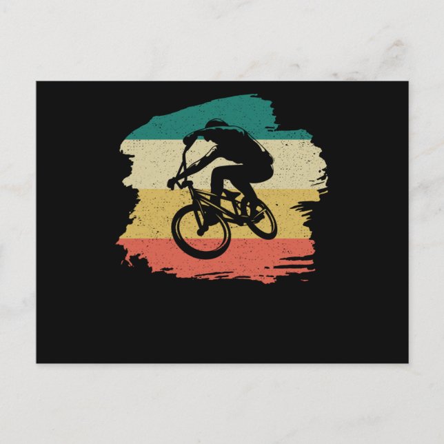 BMX Retro Gift Postcard (Front)