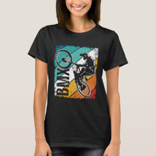 BMX retro vintage bike freestyle cyclist T-Shirt