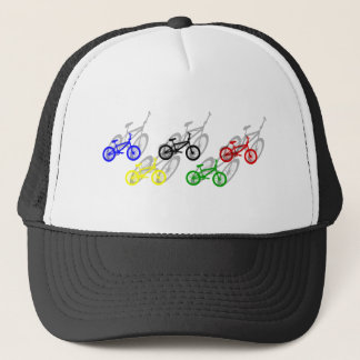 BMX rider bicyle cycling dirt track cyclist Trucker Hat