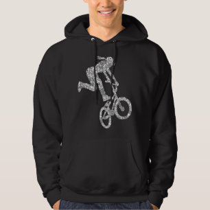 Bmx Rider Girl Bike Bicycle Stunt Racing Girls Kid Hoodie