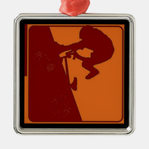 BMX Rider Pop Art Metal Tree Decoration