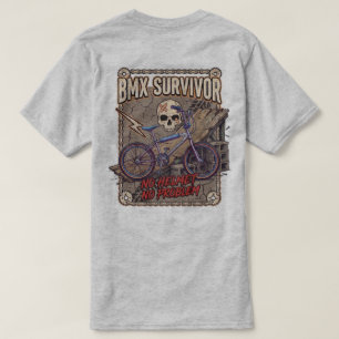 BMX Sketch ramp survivor 1980s graphic T-Shirt