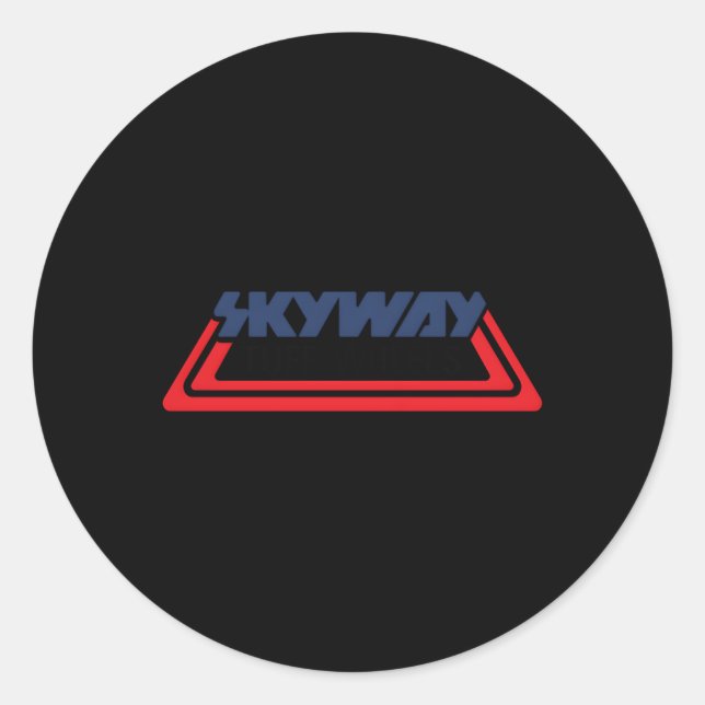 Bmx Skyway Tuff Wheels Classic Round Sticker (Front)