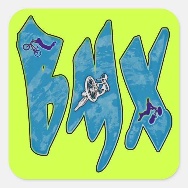 BMX SQUARE STICKER (Front)