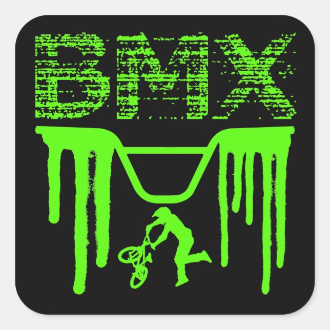 BMX SQUARE STICKER (Front)