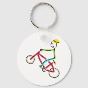 BMX Stickman Key Ring