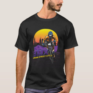 Bmx Street Style Urn Cyclist Biker Extreme Sports T-Shirt