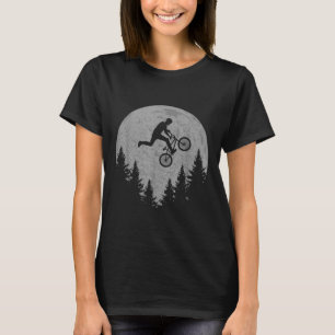 Bmx Stunt Dirt Bike Moon Freestyle Rider Gift T-Shirt